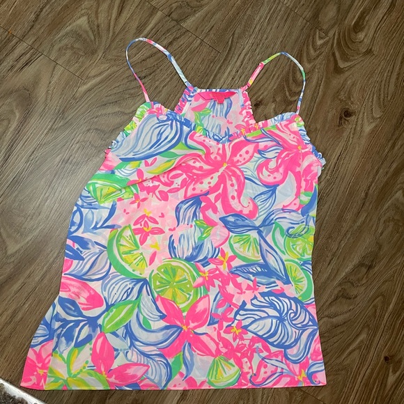 Lilly Pulitzer Tops - Lilly Pulitzer Floral Print Tank Top Size XXS
